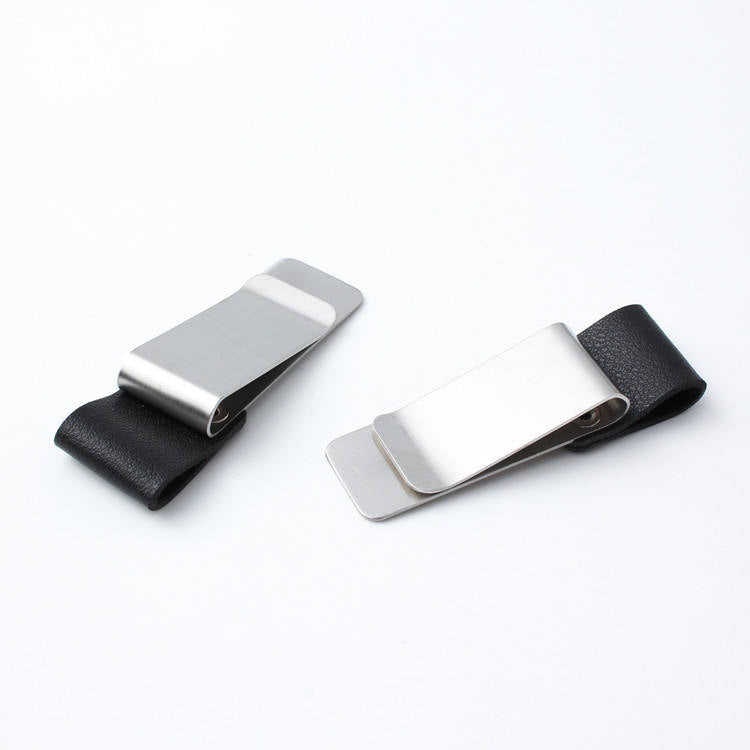 Pen holder / business card clip -silver