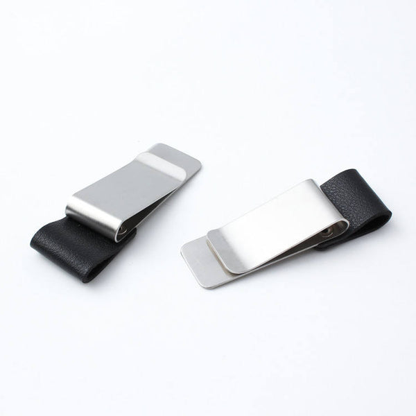 Pen holder / business card clip -silver