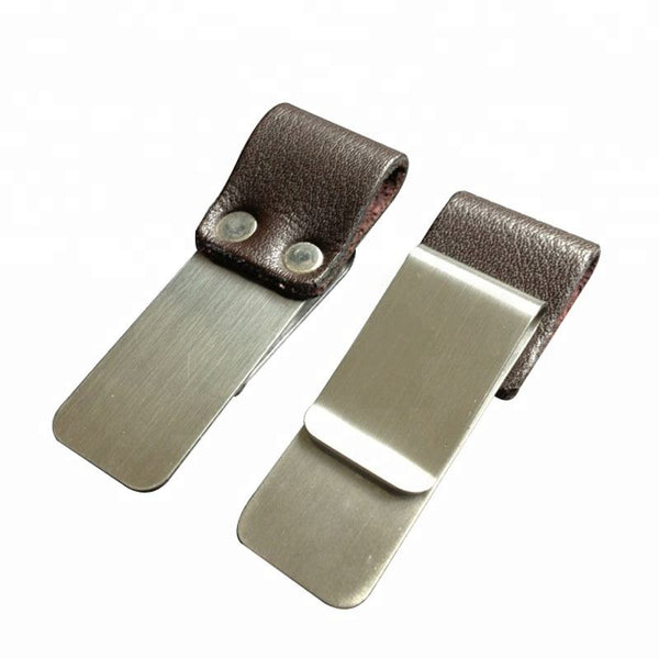 Pen holder / business card clip -silver