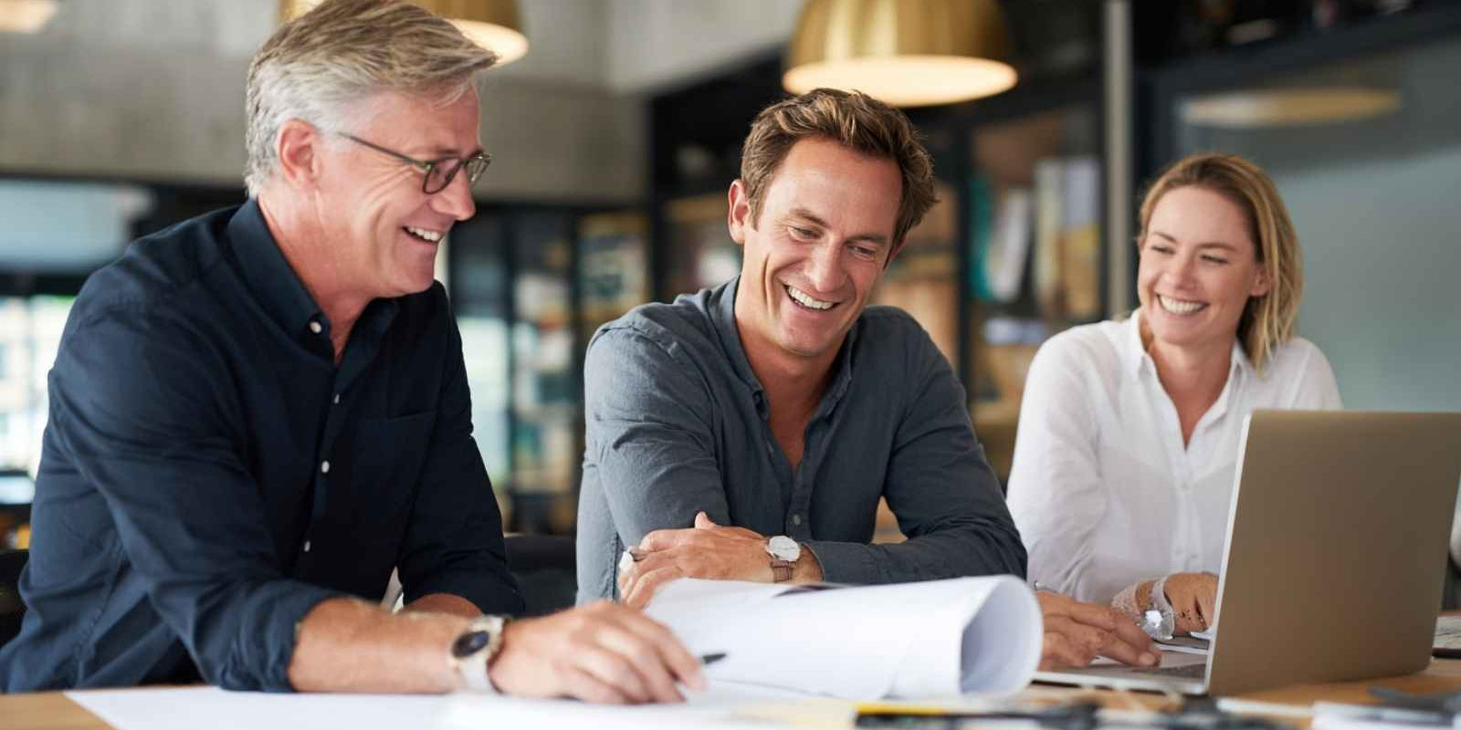 Successful tradie business partners using Construction Diary for business management and growth
