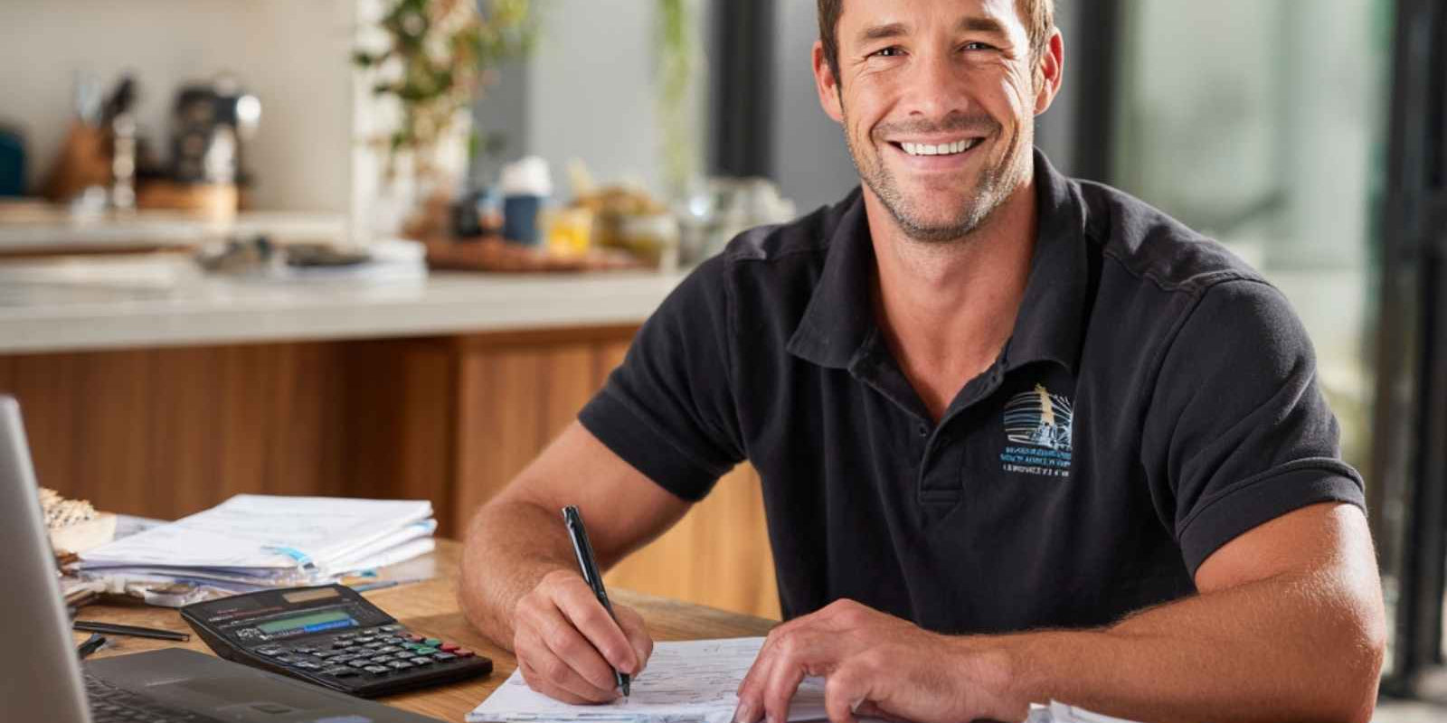 Australian tradie using Construction Diary for job costing and profit tracking documentation
