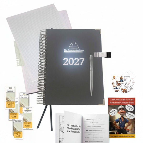 Ultimate Construction Diary Gift Bundle